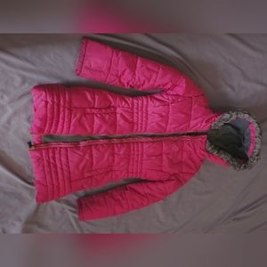 Calvin Klein Girls Winter Puffy Rain Coat